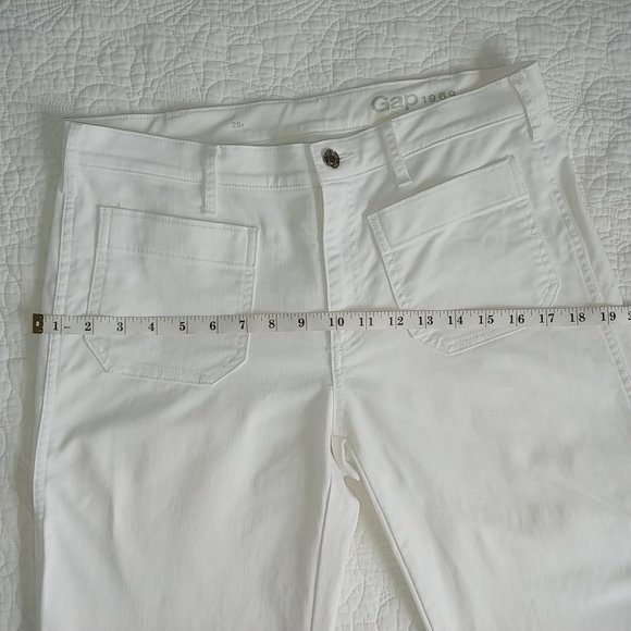 DONATED White Wide Leg Jeans Sz 6 - Picture 8 of 11